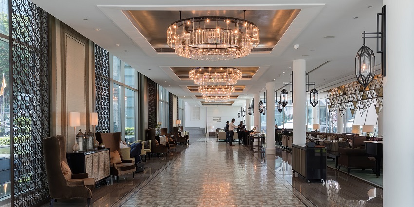 Interiors of a hotel near the museum offering a comfortable stay