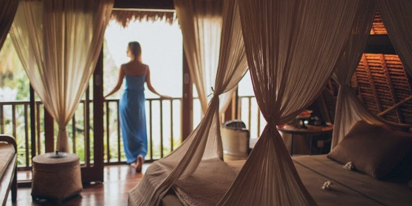 Image of a hotel room get your accommodations near Monkey beach, Penang