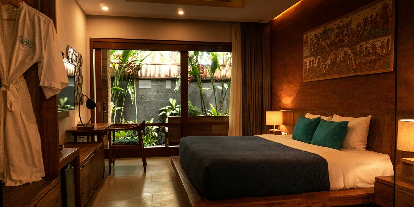Stunning hotel room offering a diverse range of facilities for all tourists