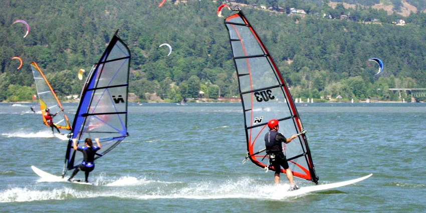 Windsurfing is among the water sports in Colombo