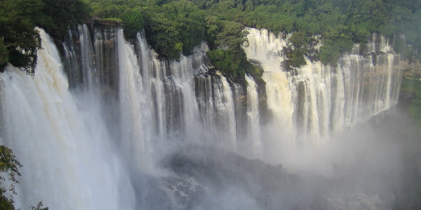An image of the majestic Kalandula Falls, one of Angola’s most breathtaking attractions.
