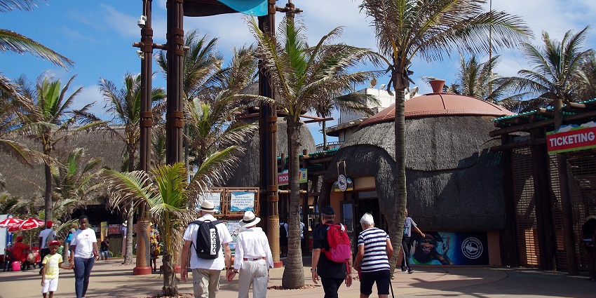 Image of uShaka Village Walk in Durban, a shopping area within uShaka Marine World