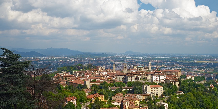 Bergamo sits at the top of places to visit near Milao for its artistic vibe and old-world charm.