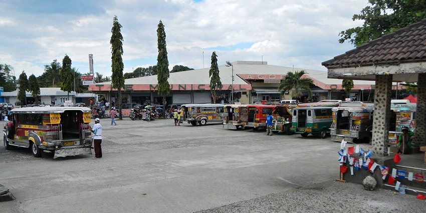 An image of the Municipal Agora of Botolan, Zambales, featuring a spacious open-air market