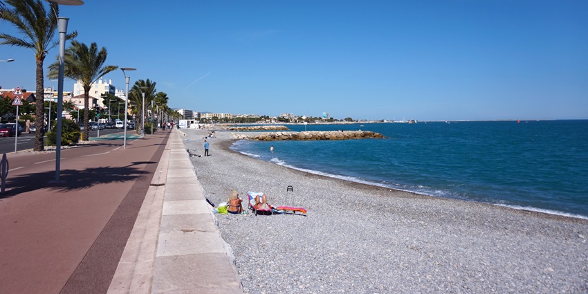 A glimpse of Cagnes-sur-Mer, one of the top places to visit near Nice, France.