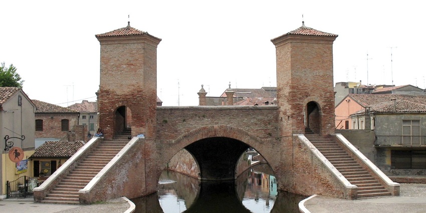 Comacchio with its canal allure as one of the best places to visit near Bologna
