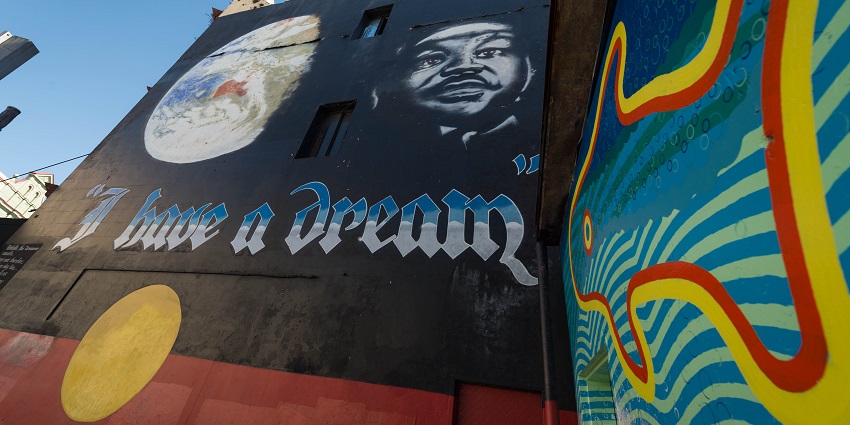Admire Newtown’s street art, one of the coolest things to do in Newtown for creatives.