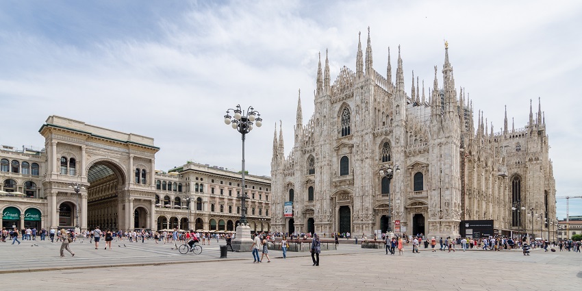 Duomo is Italy’s largest cathedral and an architectural marvel located in the heart of Milan.