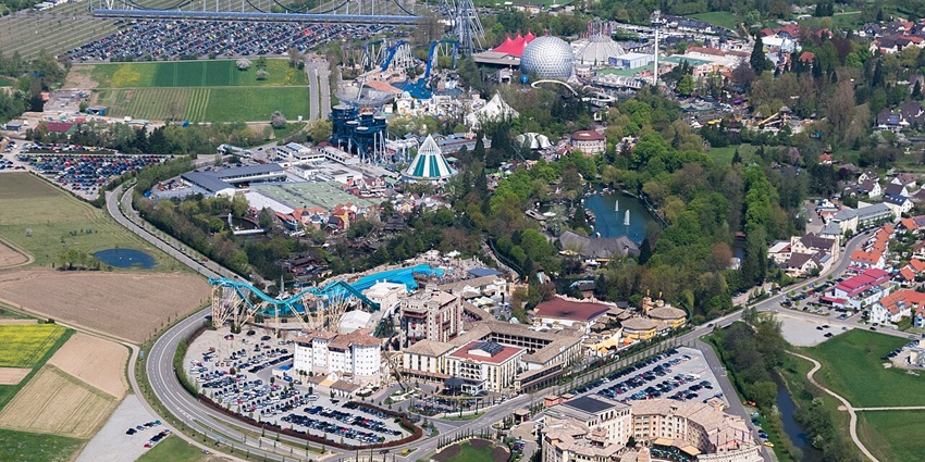 An image of the Europa park, it is one of the finest places that you can visit with family