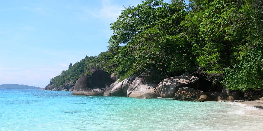 Explore the Similan Islands for crystal-clear waters and vibrant marine life adventures