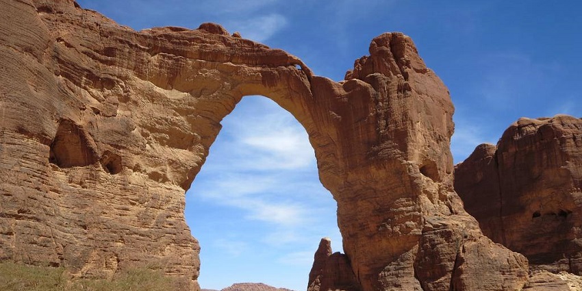One of the best things to do in Chad is to explore the majestic Aloba Arch