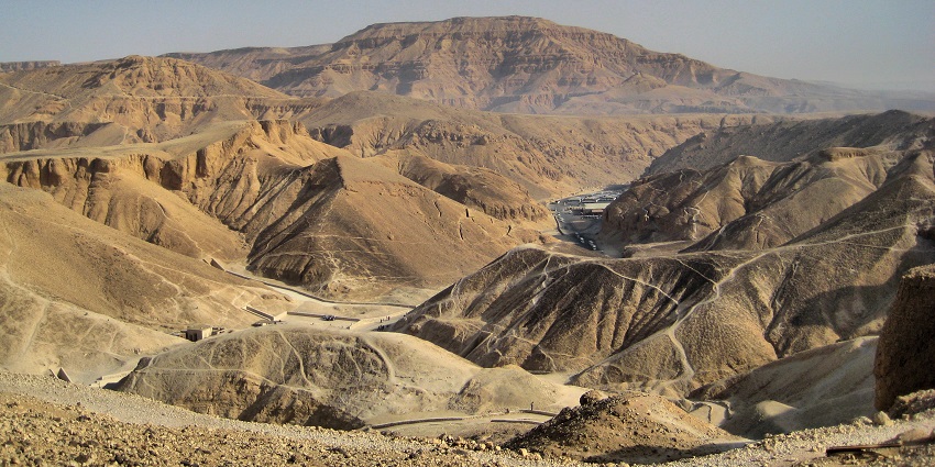Hiking above the Valley of the Kings- one of the top things to do in Luxor, Egypt