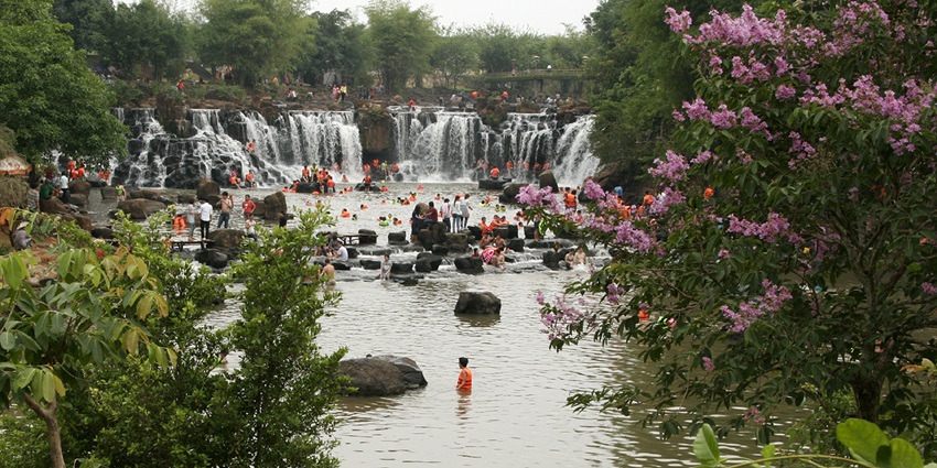 Giang Dien Waterfall is one of the top 10 places to visit near Ho Chi Minh City, Vietnam.