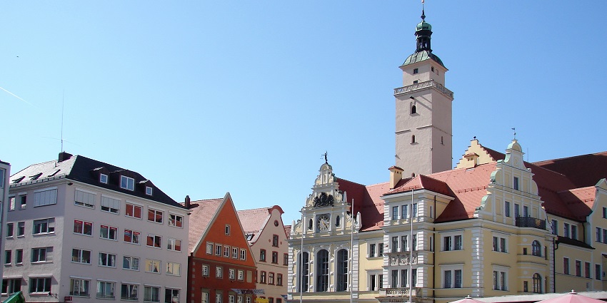 Altes Rathaus in Ingolstadt, showcasing its historic facade and architectural details, one of the best places to visit near Munich.