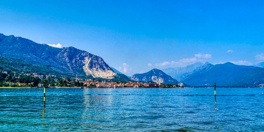 View of Lake Maggiore which is another one of the top 10 places to visit near Milan, Italy.