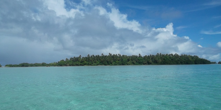 The islands on the southern barrier reef of Pohnpei, Micronesia, boast pristine beaches.