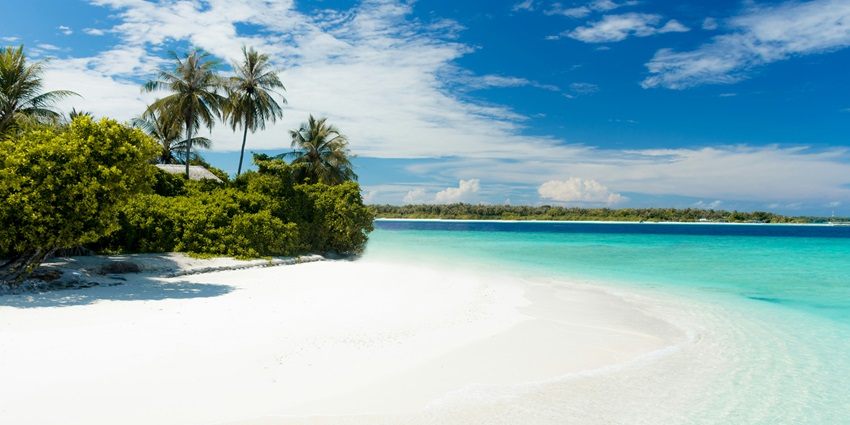Beautiful image of the scenic Makin island which is part of Kiraibati Islands