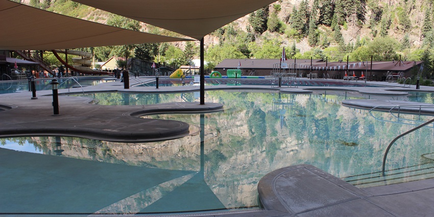 Image of Ouray Hot Springs - places to visit San Juan Mountains