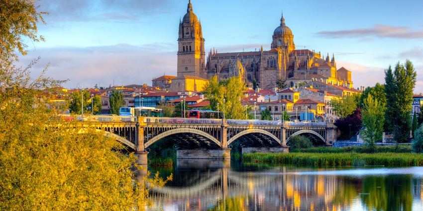 Salamanca is one of the most beautiful places to visit in Spain for honeymoon.