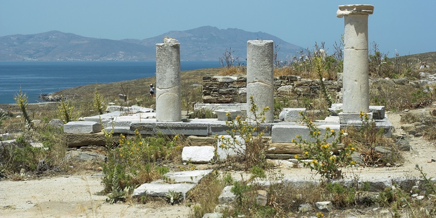 Serapeion C on Delos. Temple of God syncretistic Hellenistic era, originally from hellenistical Egypt.