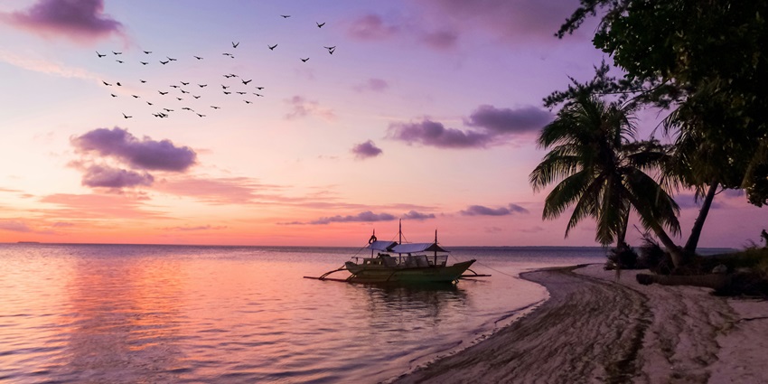 Picturesque view of the Afelita Island, one of the off beat places to visit on Tuvalu island.