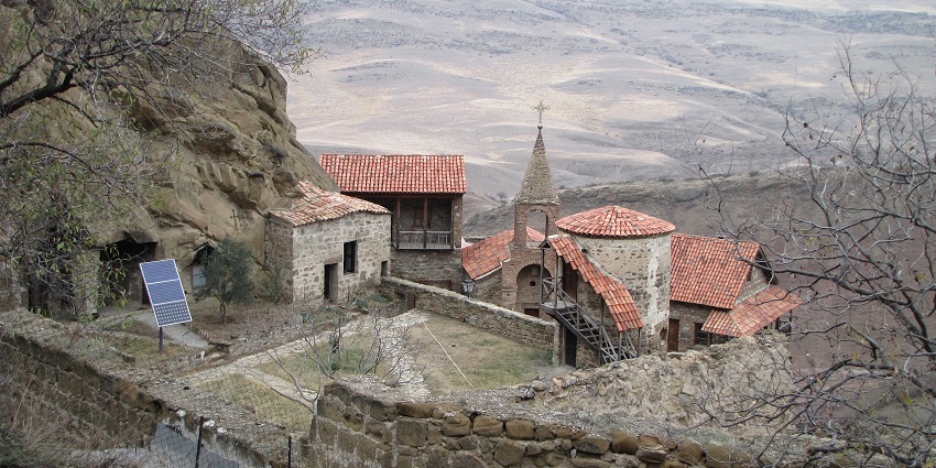 Discover David Gareja Monastery of ancient cave paintings and majestic landscapes