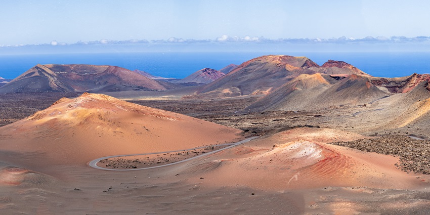 The deserted hills at a National Park, one of the best places to visit in Playa Blanca