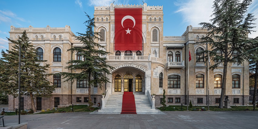 Image of Building of the Painting and Sculpture Museum in Ankara, Turkey