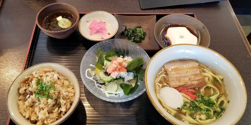 Image of Okinawan Cuisine, trying this one of the most unique thing to do in Okinawa.