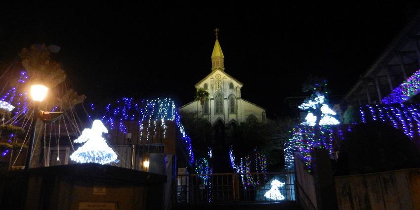 Oura Church in Nagasaki evokes spiritual heritage with its wooden structure and Gothic architecture