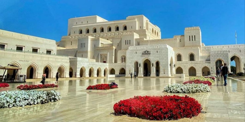 An Opera House, a musical theatre very important to the Sultanate of Oman's Capital, Muscat.