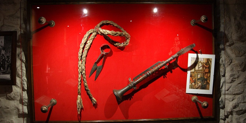 Image of Torture Museum in San Marino. Torture instruments - one of the best places to visit in San Marino