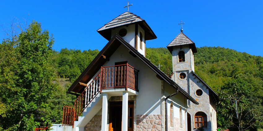 Praying at the historic Catholic Church is one of the best things to do in Pejë Kosovo