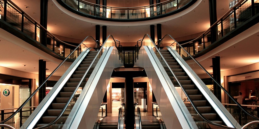 An image of the Westside Shopping and Leisure Centre, one of the malls in Switzerland.