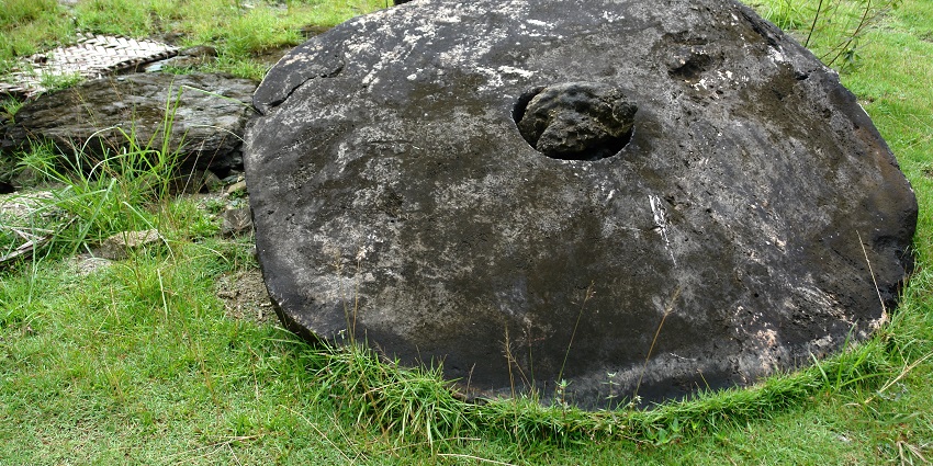Yap Stone Money on Yap Island featuring massive limestone discs used as currency.
