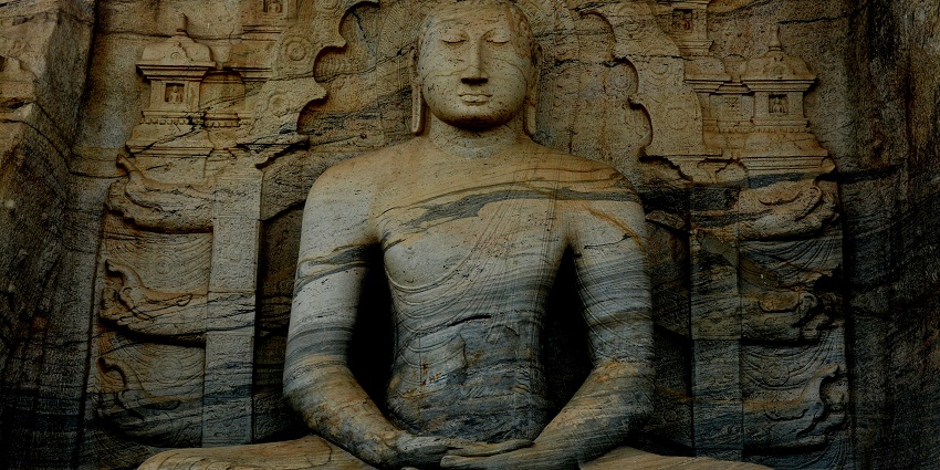 Intricate architecture of the Samadhi Buddha Statue, a spiritual gem