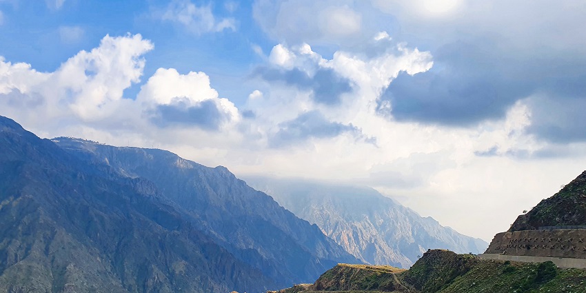 An amazing view of the gleaming Al Baha city soaked in beauty in Southwest Saudi Arabia.