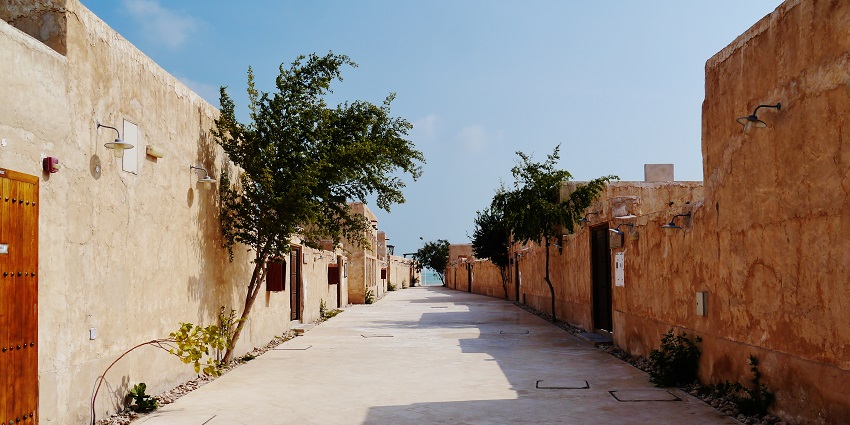 An image showing Al-Wakrah Old Souq, one of the beautiful places to visit in Wakra.