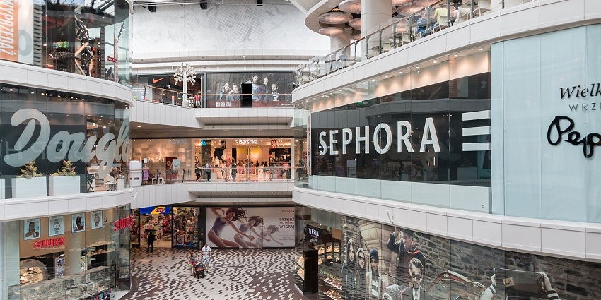 A modern complex like Assima Mall, seen as one of the famous malls in Kuwait.
