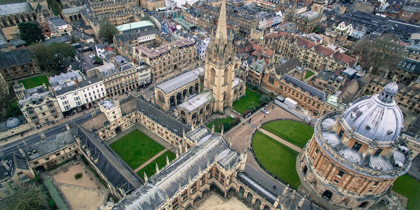 Take a guided tour through the historic and beautiful campuses of Oxford University.