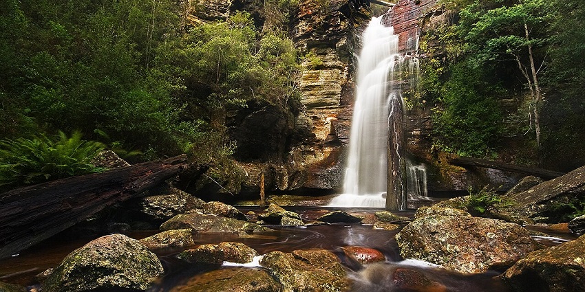 Bijagual Waterfall, a stunning cascade surrounded by lush rainforest, one of the top waterfalls in Costa Rica.