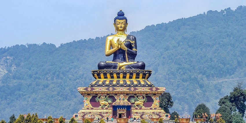 Buddha Park is a serene retreat among offbeat places near Mirik.
