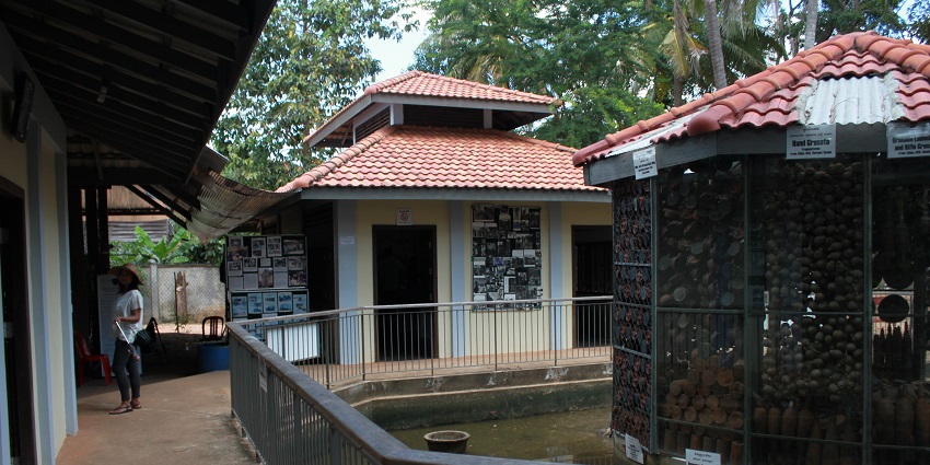 Image of Cambodia Landmine Museum from the outside view of the architectural