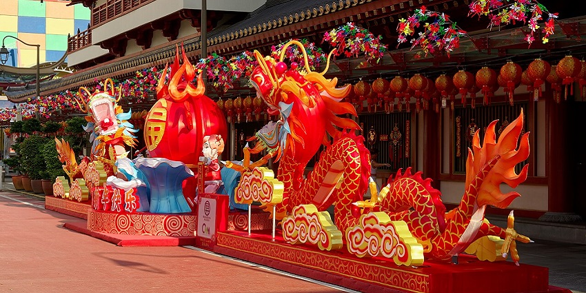 Streets glow with red lanterns and dragon dances, among the famous festivals in Mauritius.