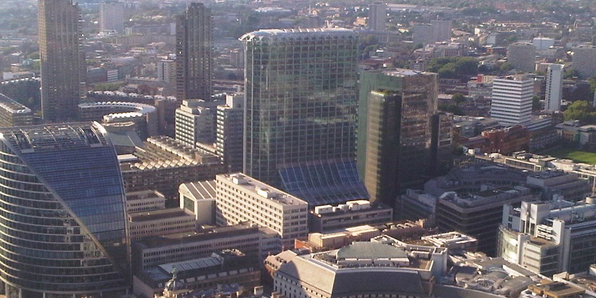 An aerial view of the City Point Mall, among the best shopping malls in NYC.