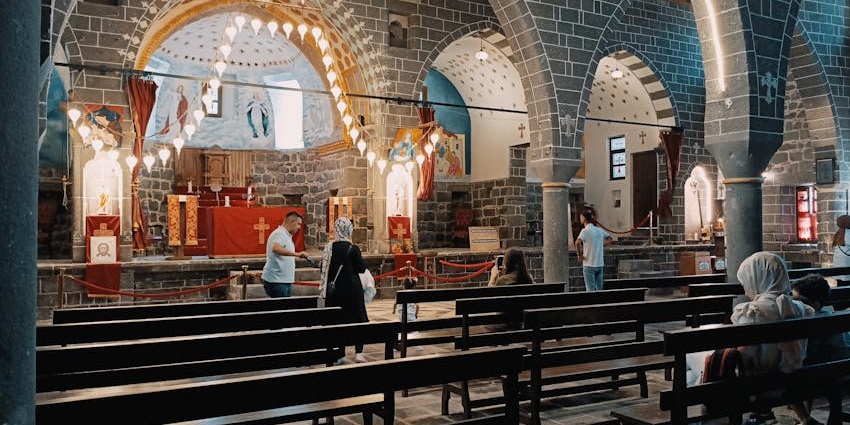 A solemn religious procession honors the body of Christ, with hymns, among the famous festivals in Mauritius.