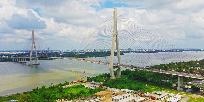 Cross the scenic Can Tho Bridge at Vietnam for views that define the Mekong experience.