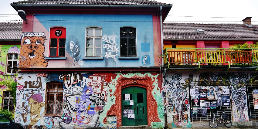 Explore Ljubljana’s alternative culture scene in a colourful art district full of street art and events.