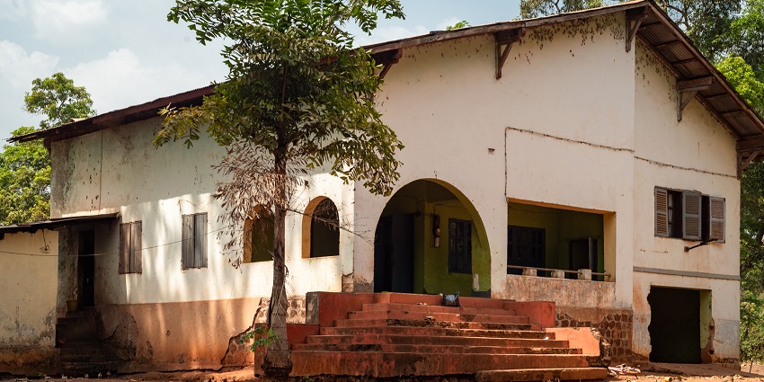 Display of colonial-era artifacts in Batouri, reflecting the region's historical heritage