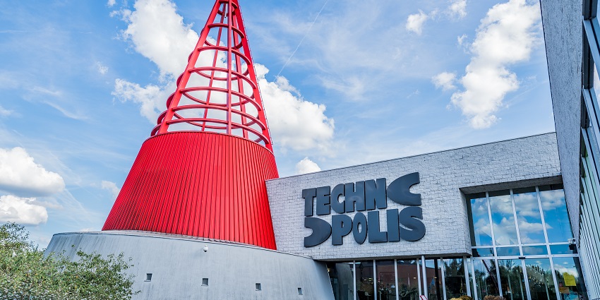 Image of the exterior of the Technopolis, a favourite for what to do in Belgium with family trips.